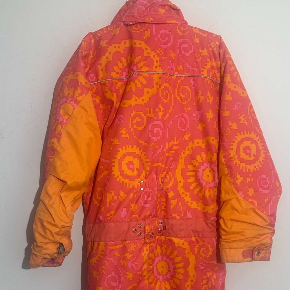 Obermeyer Vibrant Pink and Orange Kids Footie - Picture 7 of 16